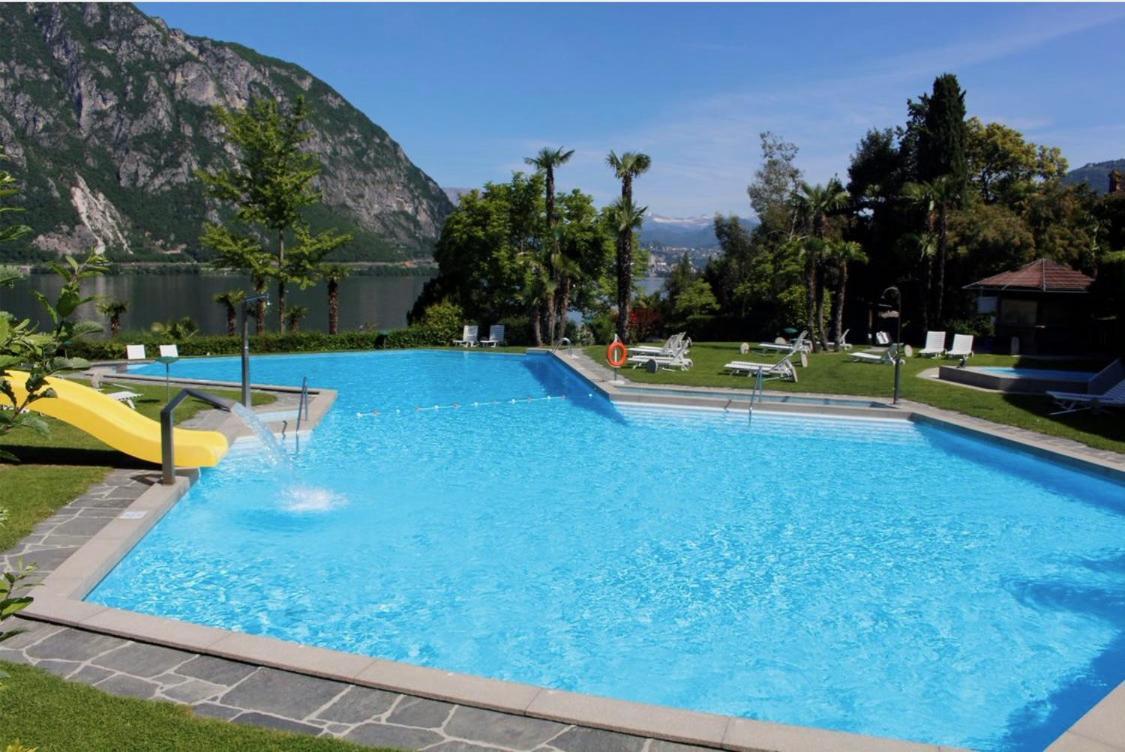 Holiday On The Lake Lugano Bissone Exteriér fotografie