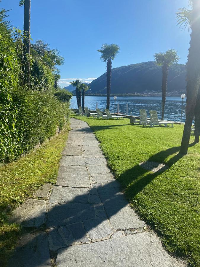 Holiday On The Lake Lugano Bissone Exteriér fotografie